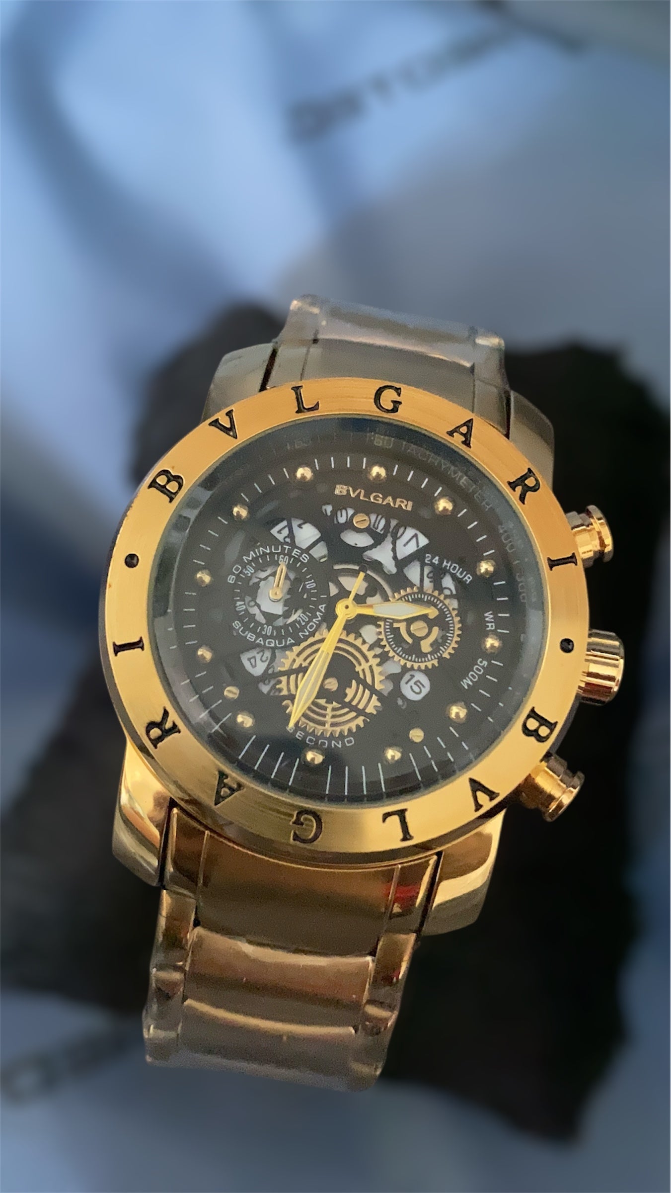 BVLGARI SKELETON preto